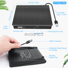 External Cd Dvd Drive For Pc Laptop Windows 10 Usb 3 0 Burner Reader Writer