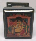 Vintage  Russian Lacquer Trinket Box  1