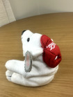 Vtg 1997 Coca-cola Collectible Bean Bag Plush Toy 6  Polar Bear Red Hat