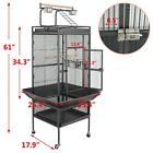 61  Large Bird Cage Large Play Top Parrot Finch Cage Cockatiel Cockatoo Play Top
