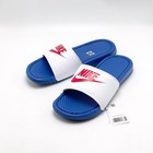  new  Men Nike Benassi Jdi Slides Game Royal   White  343880 410      