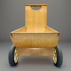 Vintage Creative Playthings Wooden Doll Carriage Pull Toy Mcm 1967 Toy Great Con