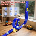 20ft Build Anywhere Portable Race Track With Suction Cups - Flexible Roll-up Des
