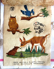 Rare Smokey The Bear 1957 Iron-on Appliques Us Forest Service Mccall s Usa