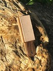 Deluxe Premium Micro Pocket Dual Tone  2sided Walnut oak 10oz Leather Strop