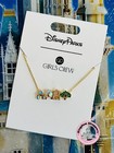 Walt Disney World Parks Attractions Icons   Castle Cameo Necklace Girls Crew