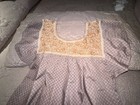 Mexican Artisan Blouse Womens M l Floral Embroidery Boho Peasant Hippie New