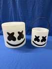 Marshmello Led Light Up Helmet Mask Set Halloween Dj Costume Cosplay