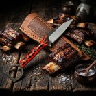 7  Necker Knife Hand Made  1095 High Carbon Tool Steel Blade Resin Handle-n-15