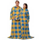 Foco Nfl Unisex-adult Nfl Team Logo Oversized Wearable Throw -  Buffalo Plaid