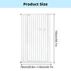 59 Inch Extra Tall Cat Gate Indoor High Pet Barrier For Doorways Hallways New-