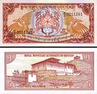 Bhutan 5 Ngultrum 1990  Unc  5 Pcs Lot  Consecutive  P-14b  C 4 001