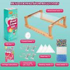 Adjustable Bead Loom Kit  Wood Loom Beading Supplies With Detailed Instructions 