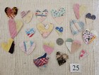Antique Quilt Heart Appliques Set Of 18 Lot  25