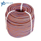 1 2  X 150  Orange blue Braided Polyester Arborist Rigging Rope Garden 8000lbs