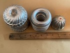 28 Vintage Aluminum Jello Bundt Cake Mold Lot Fluted Tube Ring Bakeware Pans