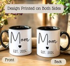 Homebee Mom Dad Est 2026 Coffee Mug Set Expecting Parents Gift For Couple