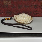 Chinese Old Jade Ware Carved White Jade Turtle Shaped  Lucky Pendant