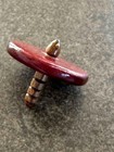 Vintage Hand Turned Wood Spinning Top Toy Childs Toy