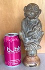 1949  Unique Vintage Colonial Insulator Co  Mold Porcelain Monkey W banana 9 5 