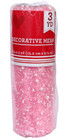 New Glitter-frosted Valentine s Decorative Mesh Ribbon 6  X 3 Yds   Pink