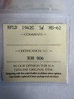 1942c 1943c 1944c 1945c Silver Newfoundland Canada 5 Cents Mint State  lot Of 4 