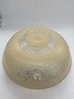 Vintage 1930s 40s Large 10  Heavy Beige To Clear Glass Ceiling Light Shade 