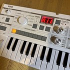 Korg Microkorg S Mk-1s Analog Keyboard Synthesizer 37 Keys White With Ac Adapter