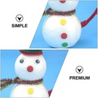 12 Pcs Foam Christmas Shapes Snowman Form Diy Craft Shape Modelling Polystyrene