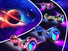 Led Light-up Hoverboard Self-balancing Scooter 6 5 Inch Anti-slip Pedal For Teen