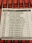 Mac Tools 16pc Quick Change Fastener Drive Tool Bit Set W snap Latch Case Qcas16