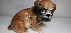 Vintage 8   x4   x6    The Kennel Club By Shafford Japan Sitting Boxer Dog Figurine