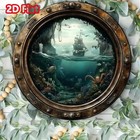 Nautical Aluminum Porthole Rust Waterproof Tin Metal Signs Home D  cor 8x8 