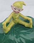 Vintage Mcm 1950 s Lefton Pixie Elf Figurine Candy Dish Lot 7 Authentic Original