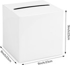 White Gold Card Box Money Box Holder For Wedding Party Reception Birthday Baby S