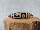 Authetic Energy 6 Eyes Old Tibetan Agate Dzi Bead Amulet For Pendant Gzi Bead A