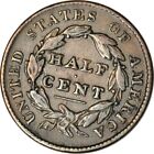 1828 1 2c 13 Stars Classic Head Half Cent Xf K18609