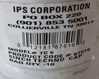 Ips 87516 - Tc6 - 6  Pvc Heavy-duty Techno Glue-on White Caps - Lot Of 10