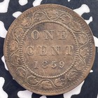 1859 Canada Large Cent Lot c2711 Old Cleaning