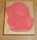 Stampabilities House Mouse Rubber Stamp Heavy Lifter Appl 2011