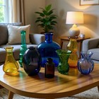 Vintage Mini Glass Bottles Lot Of 11 Colorful Varied Collectible 2    - 5   