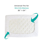 Mini Crib Mattress Protector 38  X 24  Sheets Fitted Waterproof Mini Crib Mattre