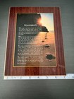 Footprints In The Sand Christian Wall Plaque 7x9 Religious Inspirational Decor