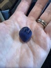Unique Antique Victorian Blue Strawberry Sewing Emery For Needles Pins