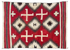 Antique Southwest Navajo Rug 8  10 Handmade Native American Style Large Wool Rug