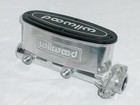 Chrome 9  Power Brake Booster   1-1 8  Bore Polished Wilwood Master Cylinder Bbc