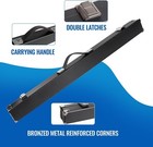 1x1 Hard Billiard Pool Cue Hard Box  1 2 Cue Case For 1 Butts 1 Shaftsopen - Blu