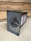 Vintage Glass Exit Light Industrial Metal Wall Mounted Fixture 