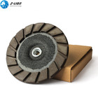 Z-lion 5 diamond Ceramic Bond Cup Edge Grinding Wheel Concrete Edge Dry  5 8-11 