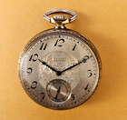 Elgin Pocket Watch 1899 Garland 14k Gold Filled Keystone Case 17 Jewels Running 